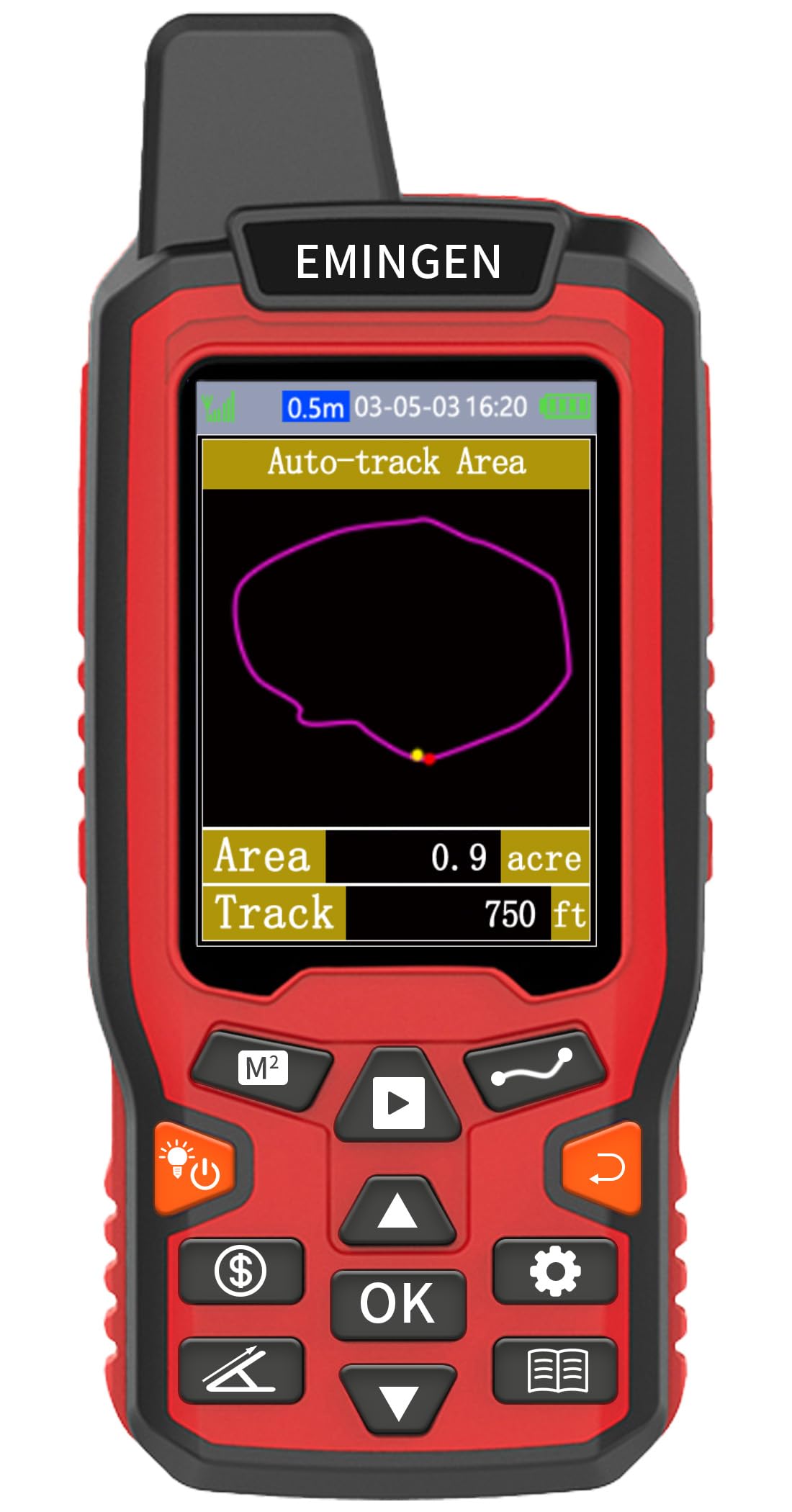 Zl180 Handheld Gps For Surveying, High Precision Rugged Land Surveying Equipment For Ranches, Garden, Farmland And Parking Area